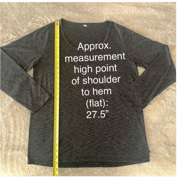 MARIKA Long Sleeve ACTIVEWEAR / ATHLEISURE / WORKOUT Scoopneck TOP “Arielle” XL - Picture 5 of 8